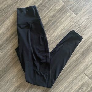 Alphalete Cross Waist Leggings with Cut Outs
